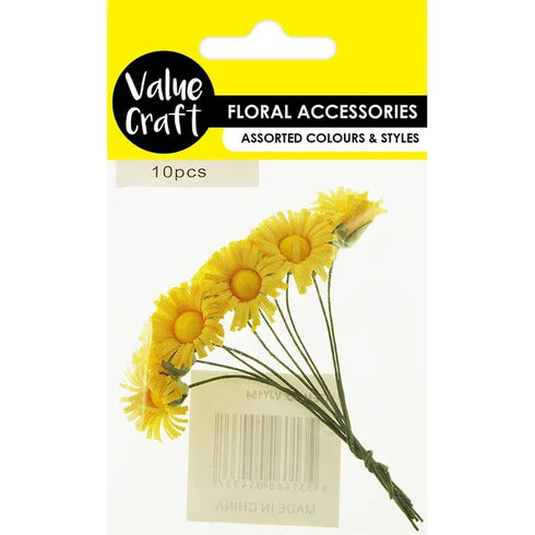 Daisy Craft Flowers (available in 2 colours)